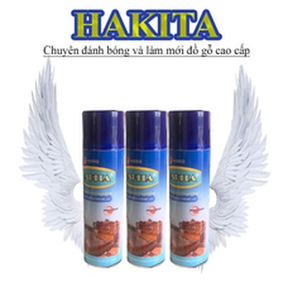 Bình xịt đánh bóng đồ gỗ hakita - nhập khẩu
