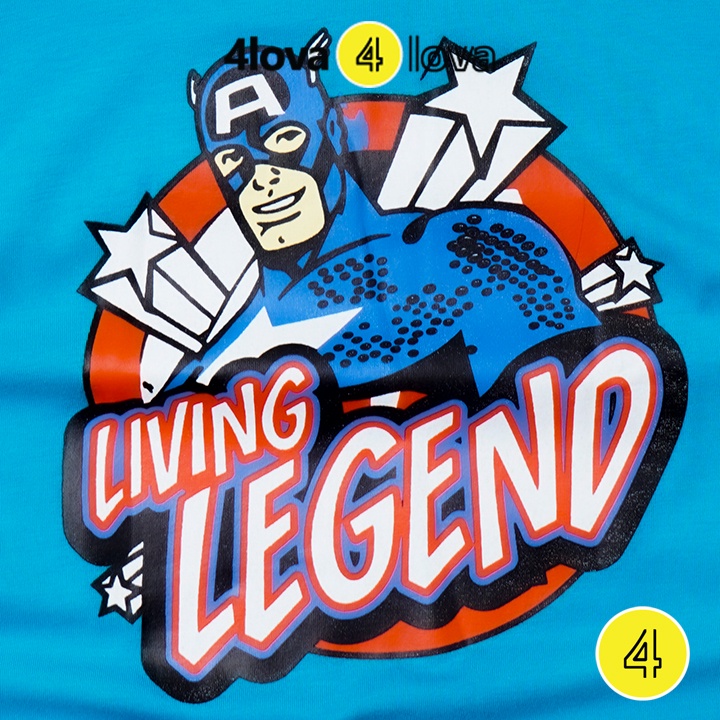 Áo thun cộc tay bé trai 4LOVA họa tiết người nhện siêu anh hùng cho bé 8-28kg