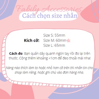Nhẫn hạt cườm pha lê nhiều màu lấp lánh - Handmade