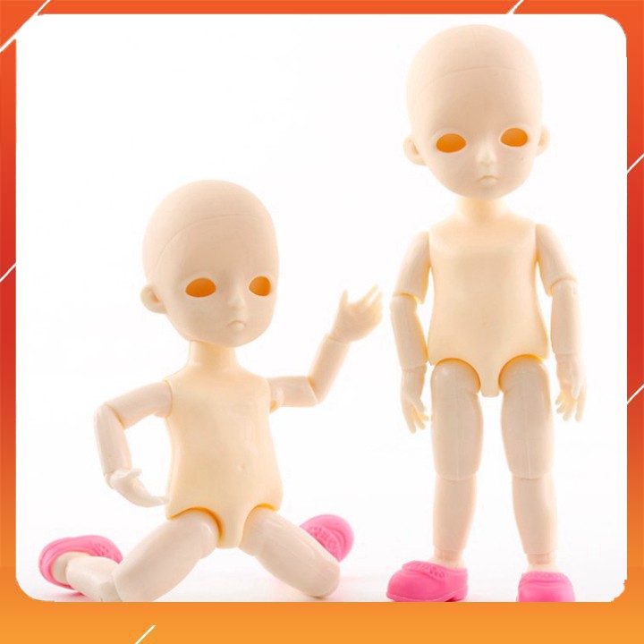 Búp Bê Baboliy 16cm dùng tập trang điểm có tặng giày ADHSHOP