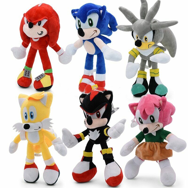 Thú Nhồi Bông Hình Nhân Vật Sonic Xinh Xắn Cho Bé