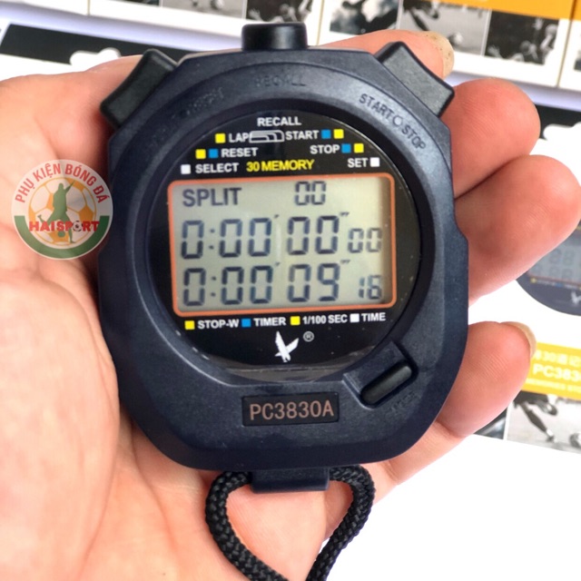 Đồng hồ bấm giờ thể thao PC3830A ( Tiêu chuẩn thi đấu )