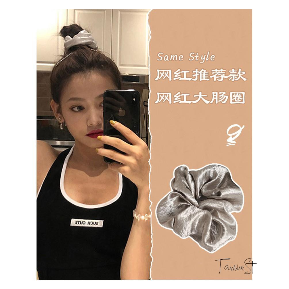 Scrunchies - Cột tóc scrunchie vải nhung lụa