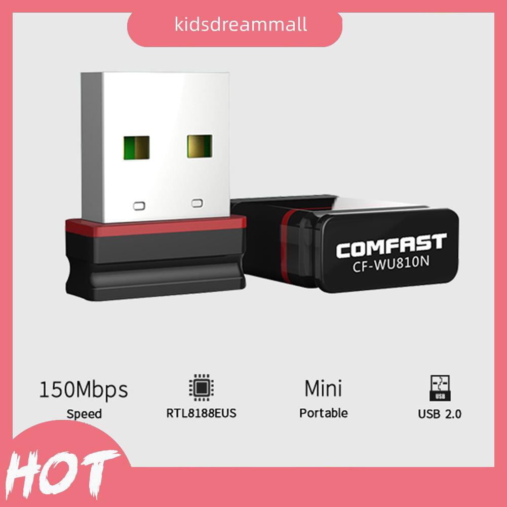 Usb Wifi Không Dây Comfast Cf-wu810n Usb 2.0 150mbps 2.4ghz Thẻ