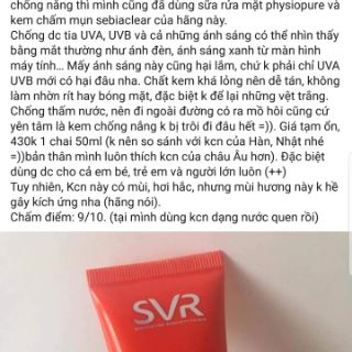 KEM CHỐNG NẮNG FLUIDE SPF50