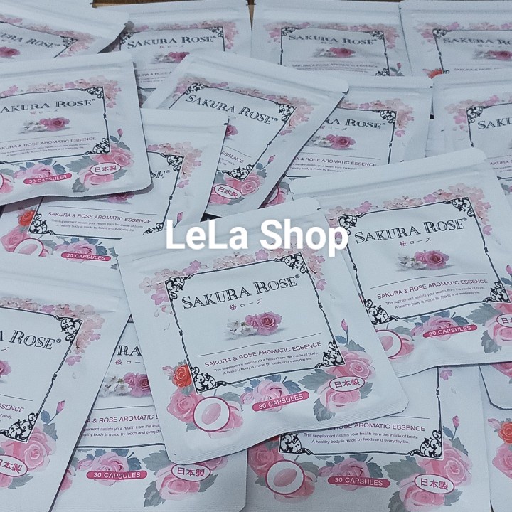 Viên Uống Thơm Cơ Thể Sakura Rose Nhật Bản