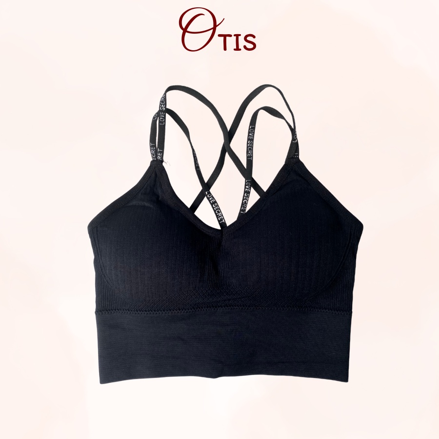 Áo Lót Ngực Đệm Mút Cotton Dày Dặn Co Dãn Thoải Mái Phối Đan Dây Cực Xinh OTIS 8922