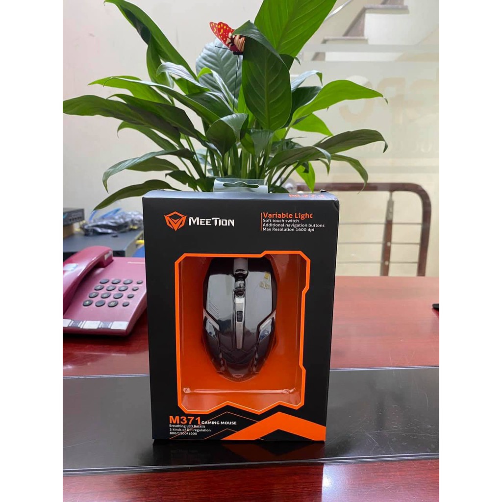 Mouse Meetion M371 Optical USB - Gaming