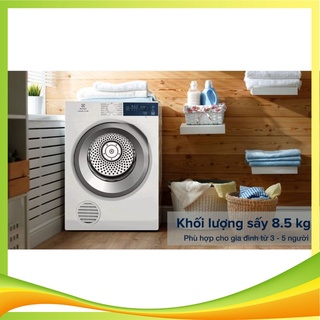 Máy sấy quần áo electrolux 8.5 kg edv854j3wb - mới 100% bảo hành 24 tháng chính hãng