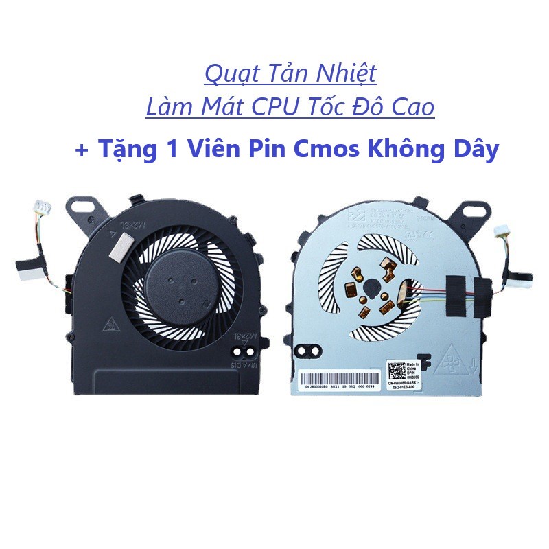 Quạt tản nhiệt Laptop Dell Vostro 5468 5568/ Inspiron 15 7560 15-7560 Làm mát , FAN CPU Tản Nhiệt ,Cực Nhanh