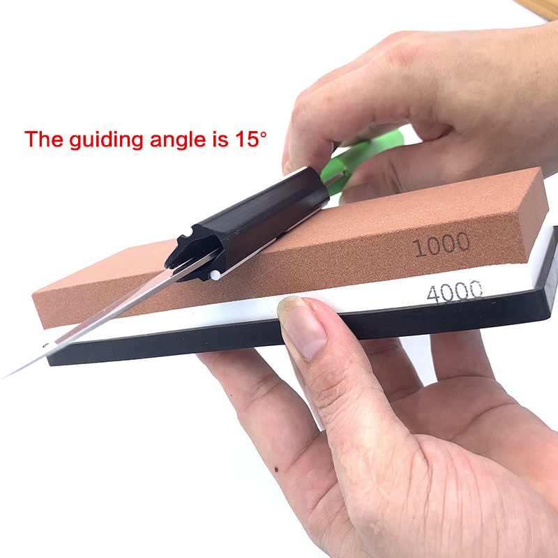 Giá Đỡ Đá Mài Dao 15 Độ Bằng Nhựa Chuyên Nghiệp