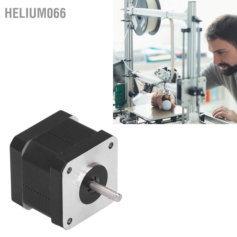 3D Printer Stepper Motor 42 Step 0.42N.m 2 Phase 4 Lead 1A 4.5V DC Accessory Part Helium066