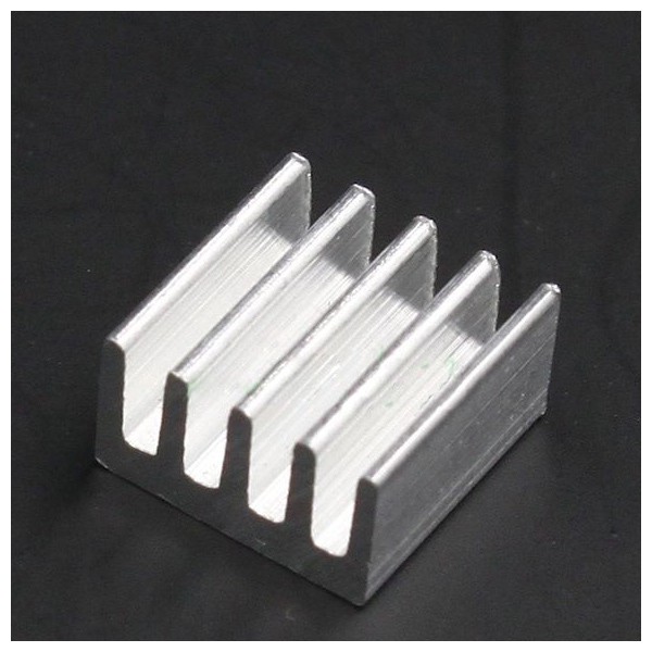 Bộ 50 linh kiện tản nhiệt nhôm mini 9 * 9 * 5mm cho chip IC LED Chipset