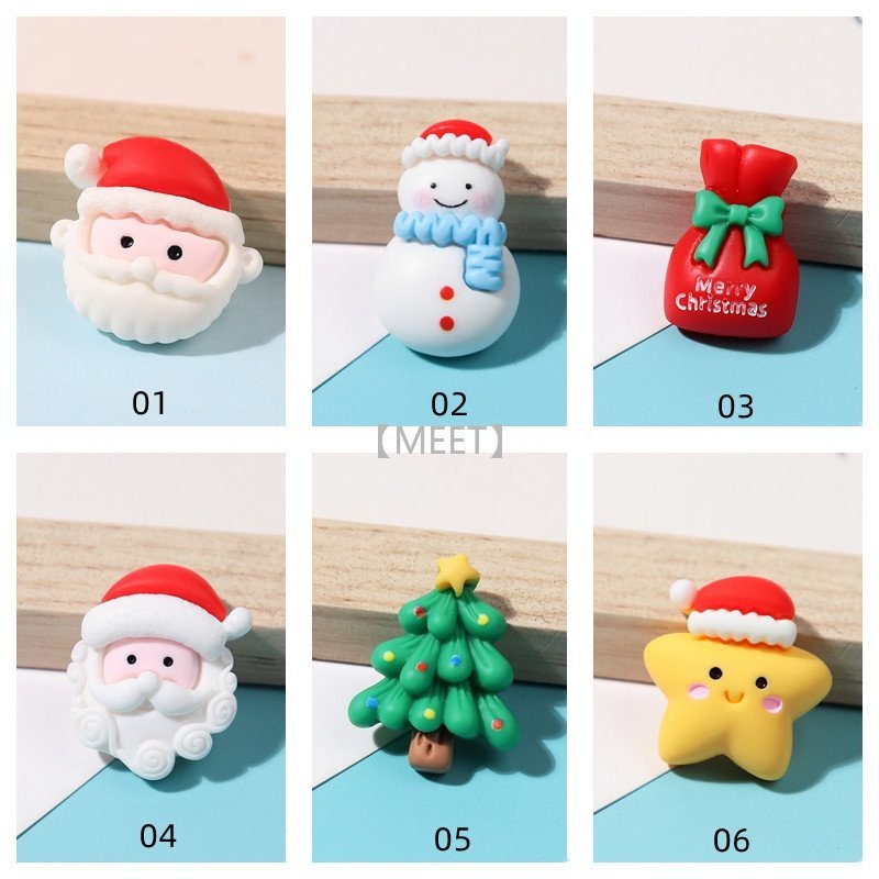 1 Túi Đồ Trang Sức Nhựa Hoạt Hình Giáng Sinh Ba Chiều DIY