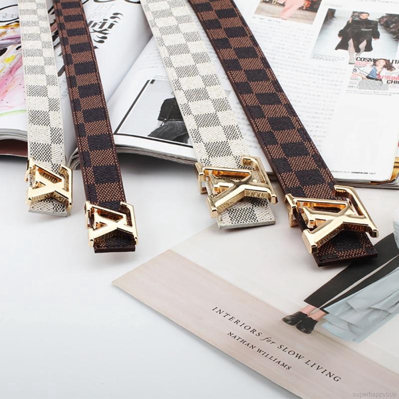 Dây nịt bằng da phong cách thời trang dành cho nữ có thể phối với quần và đầm