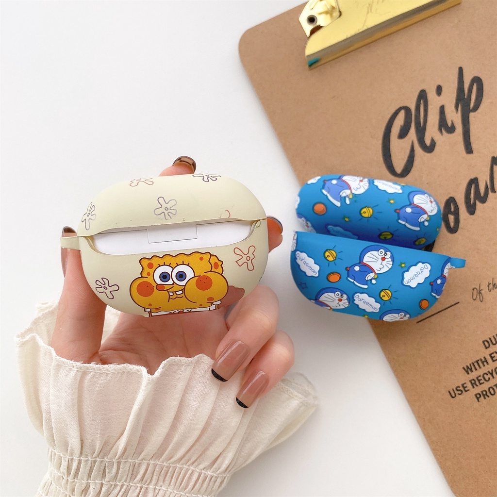 Vỏ Bảo Vệ Hộp Sạc Tai nghe không dây Lenovo Thinkplus LP40 S / LP40 PRO Bằng TPU Mềm Chống Sốc Họa Tiết Hoạt Hình Dễ Thương