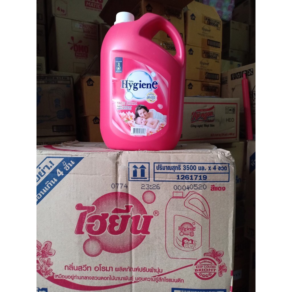 Can nước xả vải quần áo siêu thơm siêu rẻ Hygiene Thái lan 3500ml