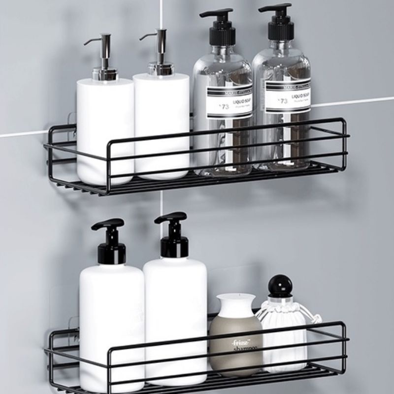 Combo 2 Kệ Góc Dán Tường Siêu Dính, Kệ Góc Đựng Đồ Nhà Tắm Nhà Bếp Thông Minh