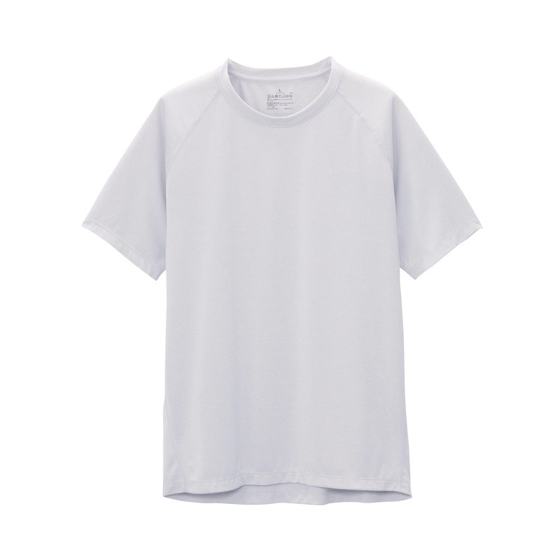 Muji Áo Thun Khô Nhanh Chống Uv Ngắn Tay