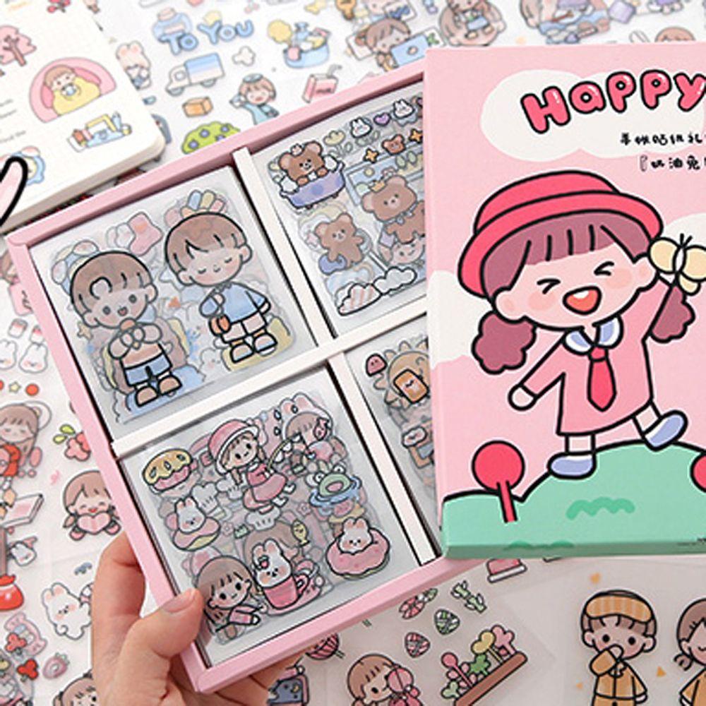 Bộ 20 Tấm Sticker PET Dán Trang Trí Sổ Tay
