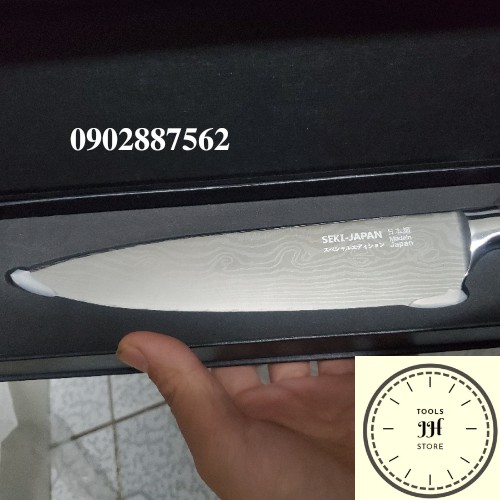 dao làm bếp nhật Seki cán vân gỗ siêu đẹp