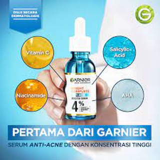 Tinh Chất Garnier Giảm Mụn Mờ Thâm Cho Da Dầu, Mụn 30ml