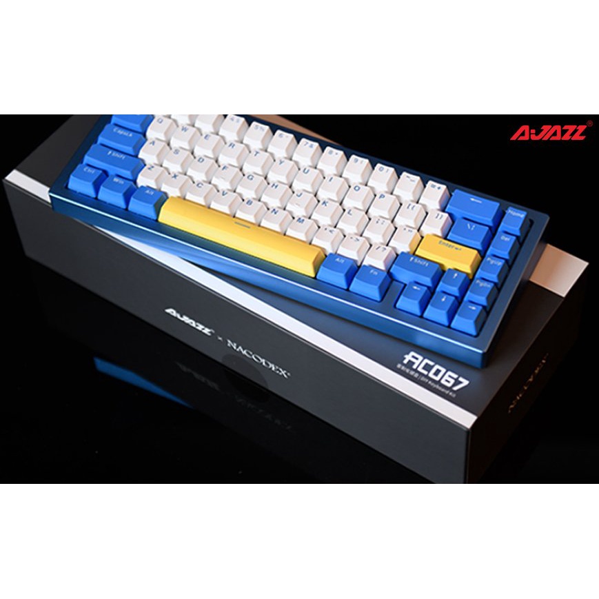Bàn phím Ajazz KIT-AC067 Three mode Bluetooth 5.0/ 2.4Ghz/ Type-C - Hàng chính hãng