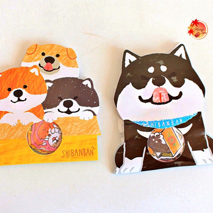 30 Miếng Sticker Chó Shiba Inu & Husky Siêu Dễ Thương