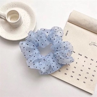 💋CỘT TÓC SCRUNCHIES VOAN CHẤM BI 💋