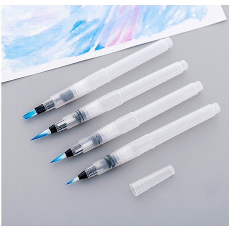 Set 6 Cọ Vẽ Màu Nước Mềm Mại Nhỏ Gọn Tiện Dụng