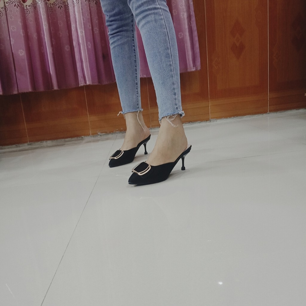 Sục nữ 💝 FREESHIP 💝giày sục nữ JINAODA cao cấp gót nhọn 7cm , chất liệu đặc biệt trẻ trung , sang trọng | BigBuy360 - bigbuy360.vn