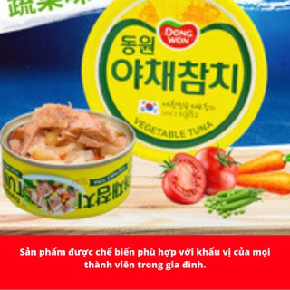 Cá Ngừ Dongwon Rau Củ