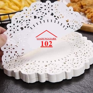 Tập Giấy Thấm dầu ăn, hút dầu mỡ họa tiết hoa văn lỗ hoa văn