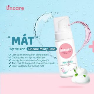 Bọt vệ sinh hàng ngày Lincare Minty Rose