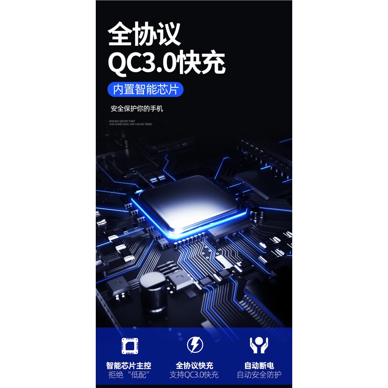 Bộ sạc chuyển đổi 12v / 24V sang 110V / 220V 100W QC3.0 thích hợp cho xe hơi