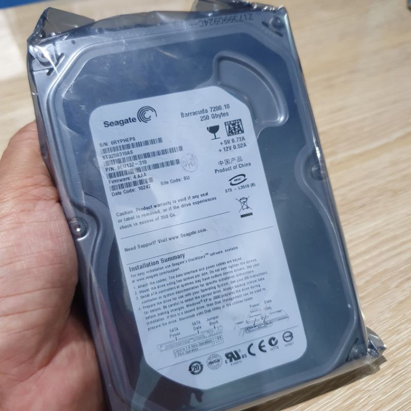 Ổ Cứng 3.5 "pc 250gb Sata Cho Máy Tính