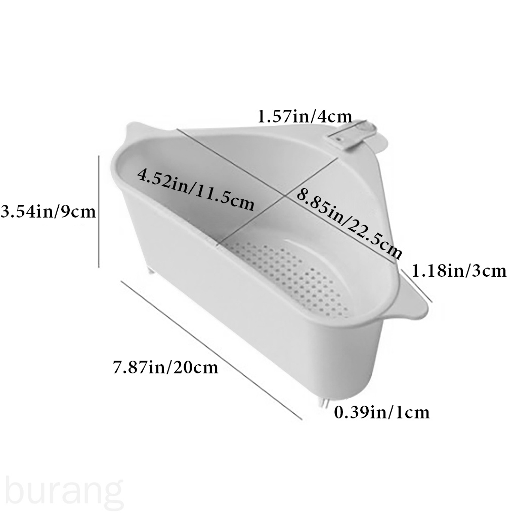 Giá tam giác đựng dụng cụ rửa chén tiện lợi