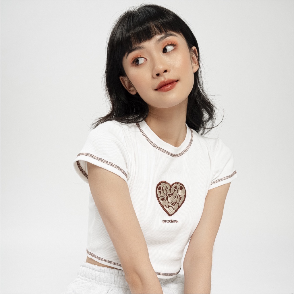 Áo Croptop Form Ôm PRADIES Central Love