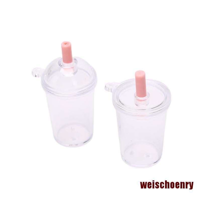 wsch 5x Frappuccino Cup Coffee Cup Dollhouse Miniature Simulation Plastic Cake c