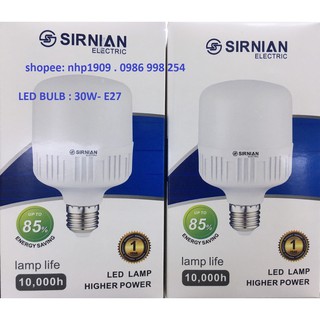 Combo 2 bóng led trụ 30w đuôi e27