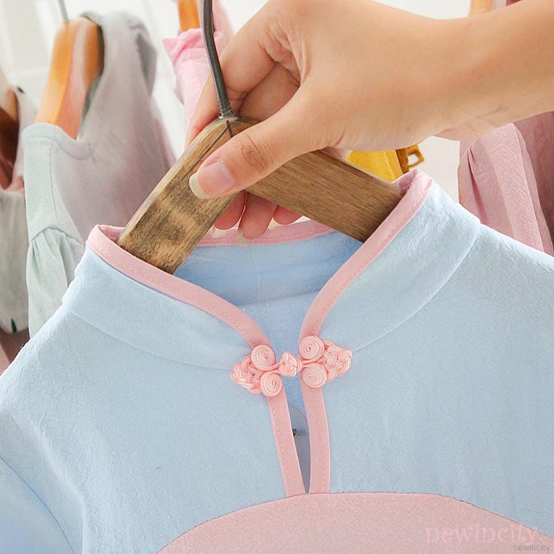 Đầm phong cách Trung Hoa xinh xắn cho bé gái