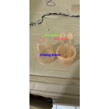 Bộ Rơ Lưỡi Silicon Bàn Chải Silicon JaPan Cho Bé Chống Tưa Lưỡi Nấm Lưỡi Rưa Lưỡi Mềm Mại Cho Trẻ Sơ Sinh