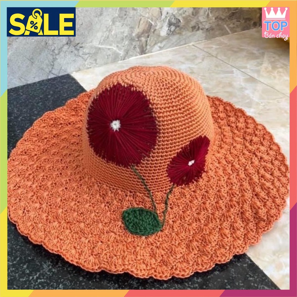 ⚡GIÁ SỐC⚡ NÓN HANDMADE RỘNG VÀNH MŨI SÒ SIÊU ĐẸP-AVS