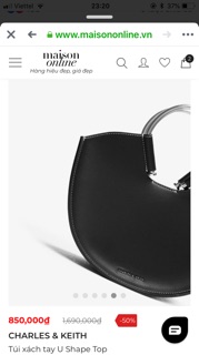 Pass túi cnk charles & keith new tag order sing