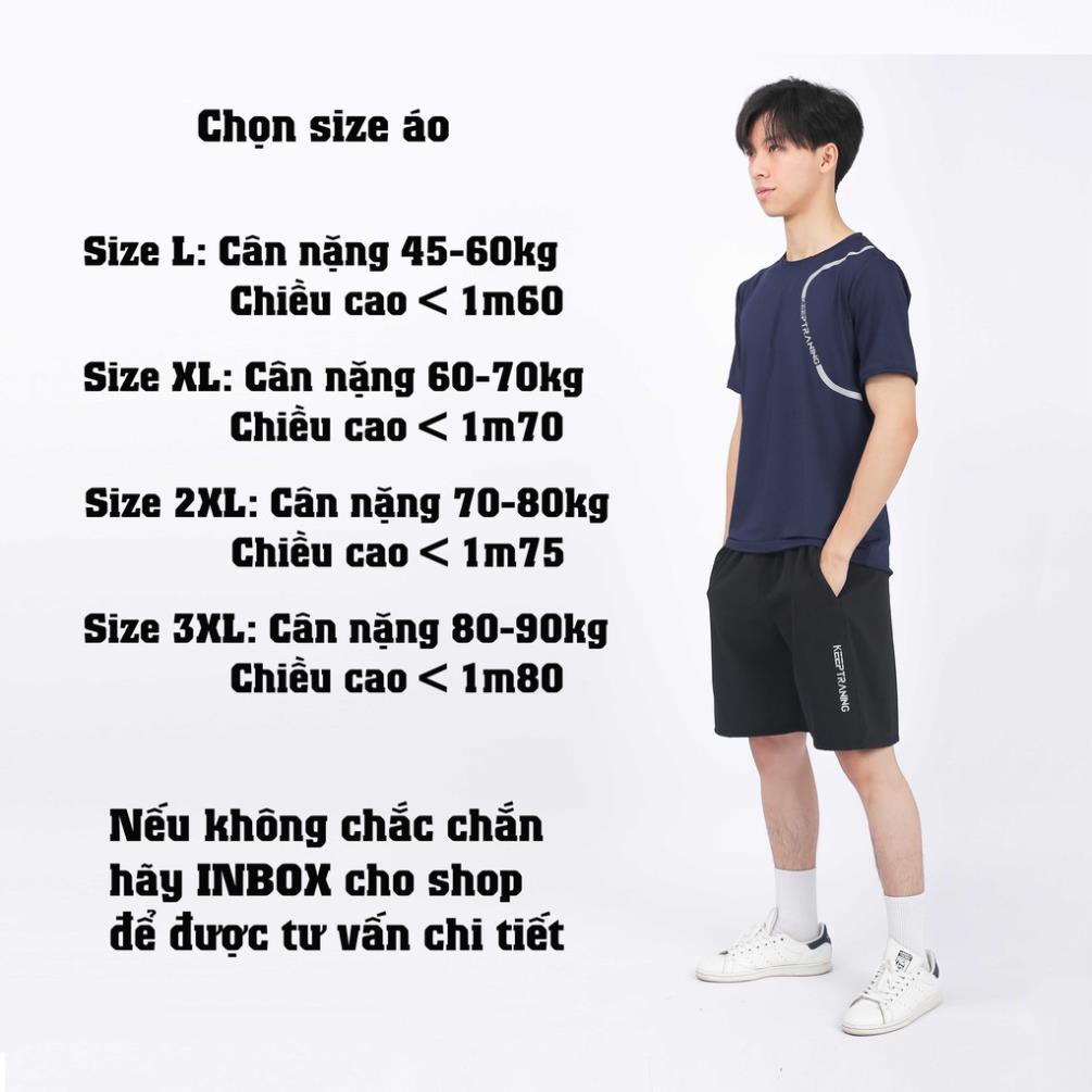 Bộ Thể Thao Nam Bộ Đồ Quần Áo Nam Tập Gym Mùa Hè Chất Thun Lạnh [BYK]