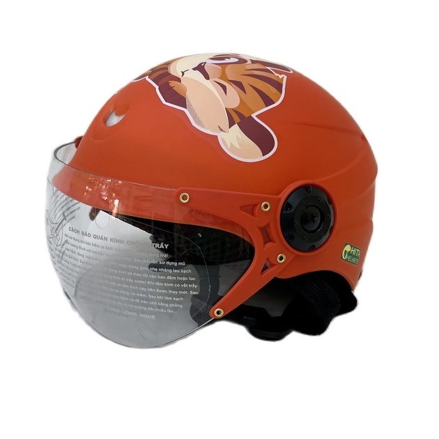 Mũ Bảo Hiểm Trẻ Em CHITA CT25(K) Tem Little Tiger Dễ Thương Cho Bé
