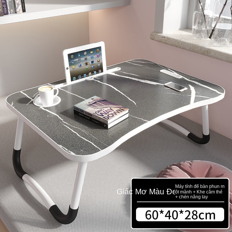 bàn lười có thể gập lại trên giường làm cửa sổ lồi, ký túc xá sinh viên, laptop | BigBuy360 - bigbuy360.vn