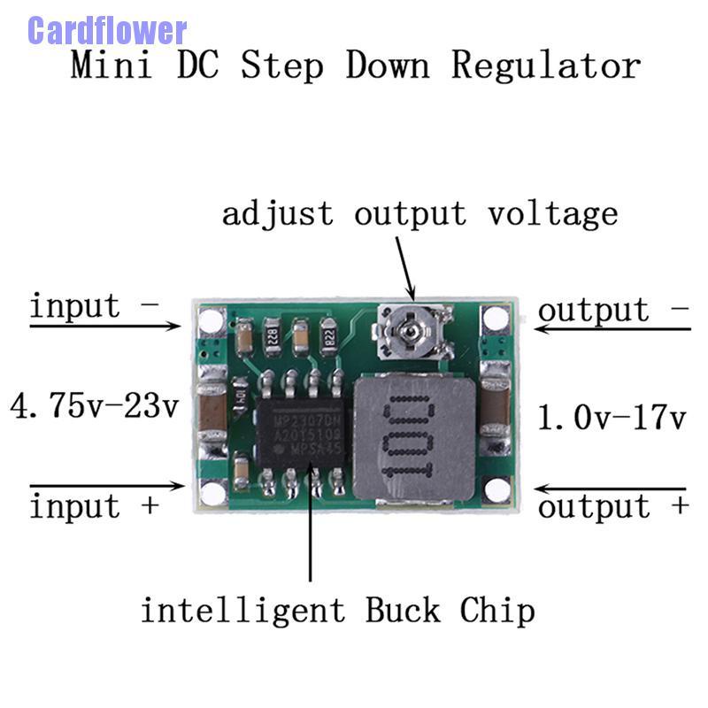 Mô Đun Hạ Áp Cardflower 3a Mini Dc-Dc 5v-23v Sang 3.3v 6v 9v 12v