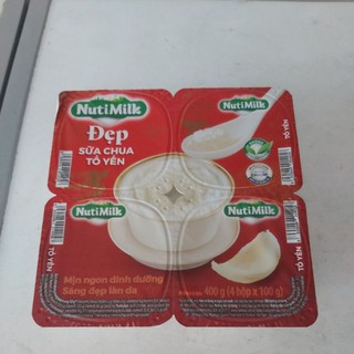 Lốc 4 hộp sữa chua tổ yến Nutrimilk