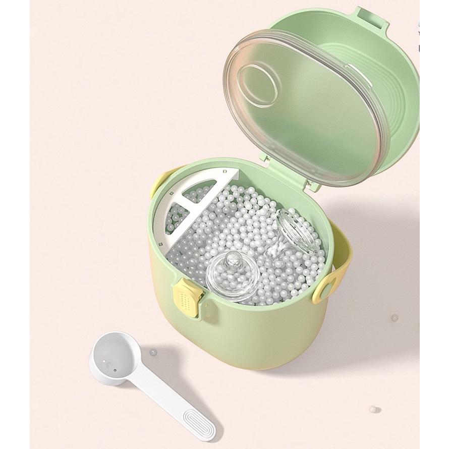 Hộp đựng sữa bột tiện dụng cho bé khi đi chơi, du lịch, đựng 255g sữa bột